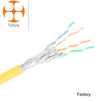 Taifeng  SFTP PIMF solid 1/0.65 bare copper cat8 cable